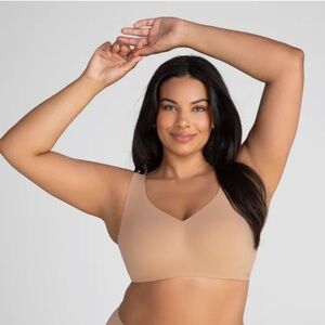 HONEYLOVE SOFT FROM BRA V NECK LINE 
SAND COLOR  SIZE 38B/C